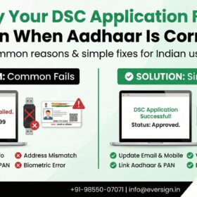 Why Your DSC Application Fails (Even When Aadhaar Is Correct)